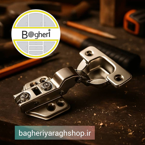 لولای آرامبند خم پمپی توکار